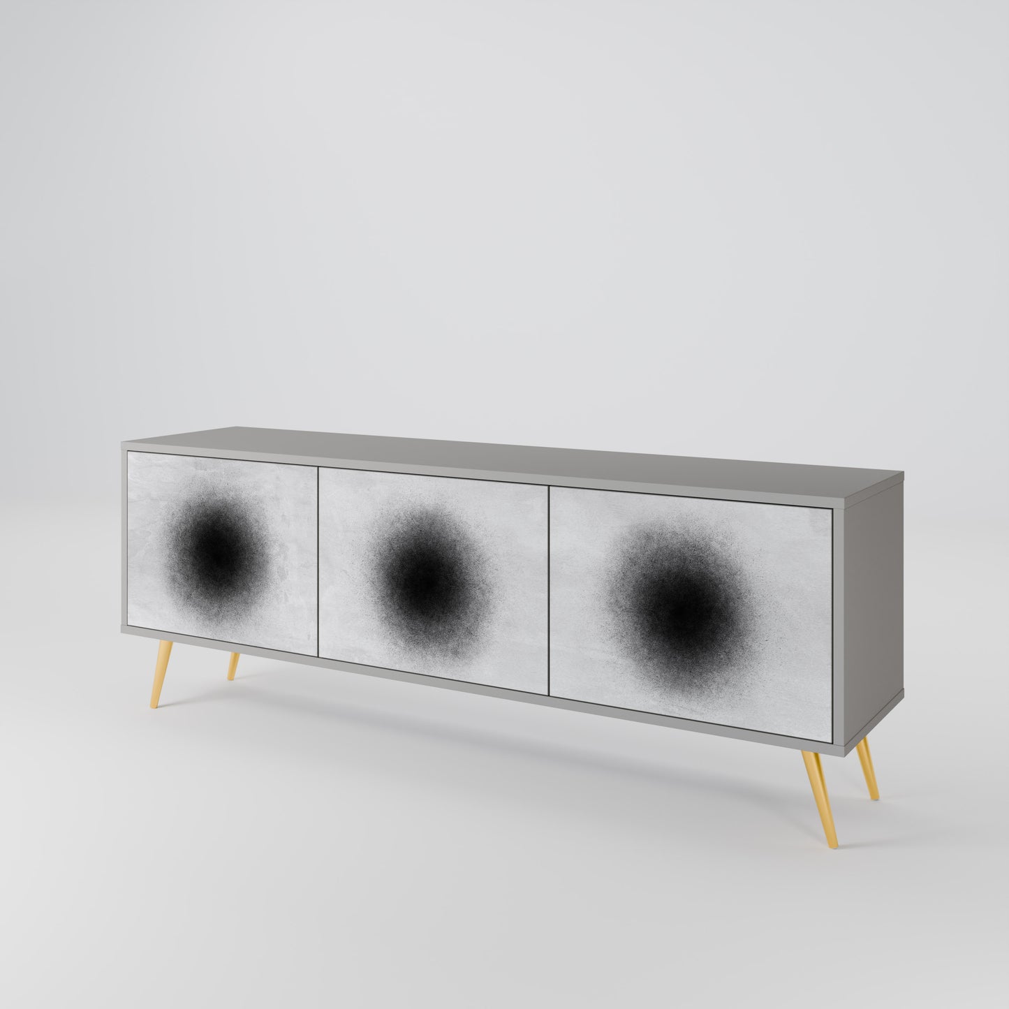 BLACK HOLE 3-Door TV Cabinet