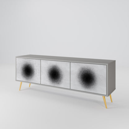 BLACK HOLE 3-Door TV Cabinet