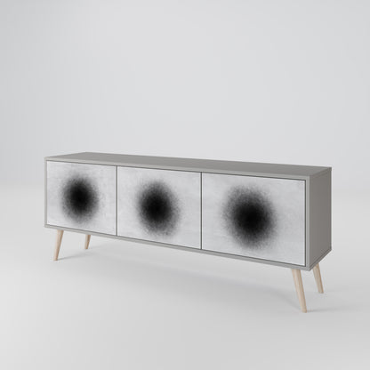 BLACK HOLE 3-Door TV Cabinet