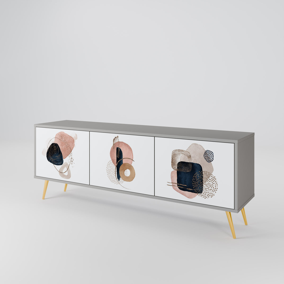 COLORFUL SHAPES 3-Door TV Cabinet