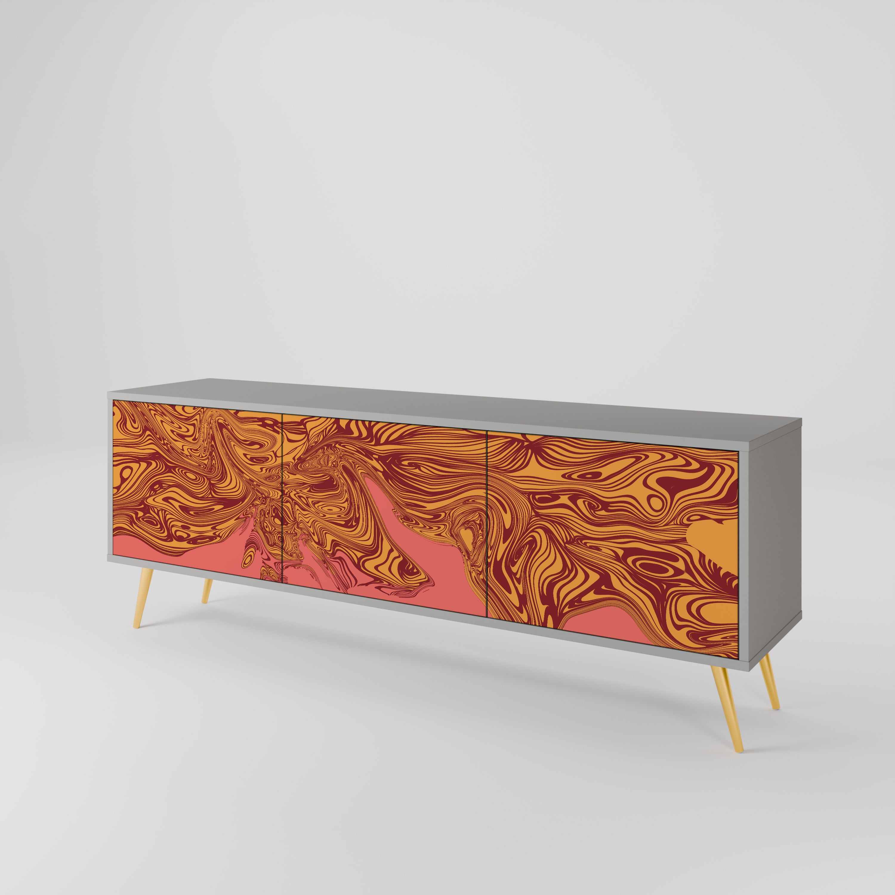 FLOATING THOUGHTS 3-Door TV Cabinet