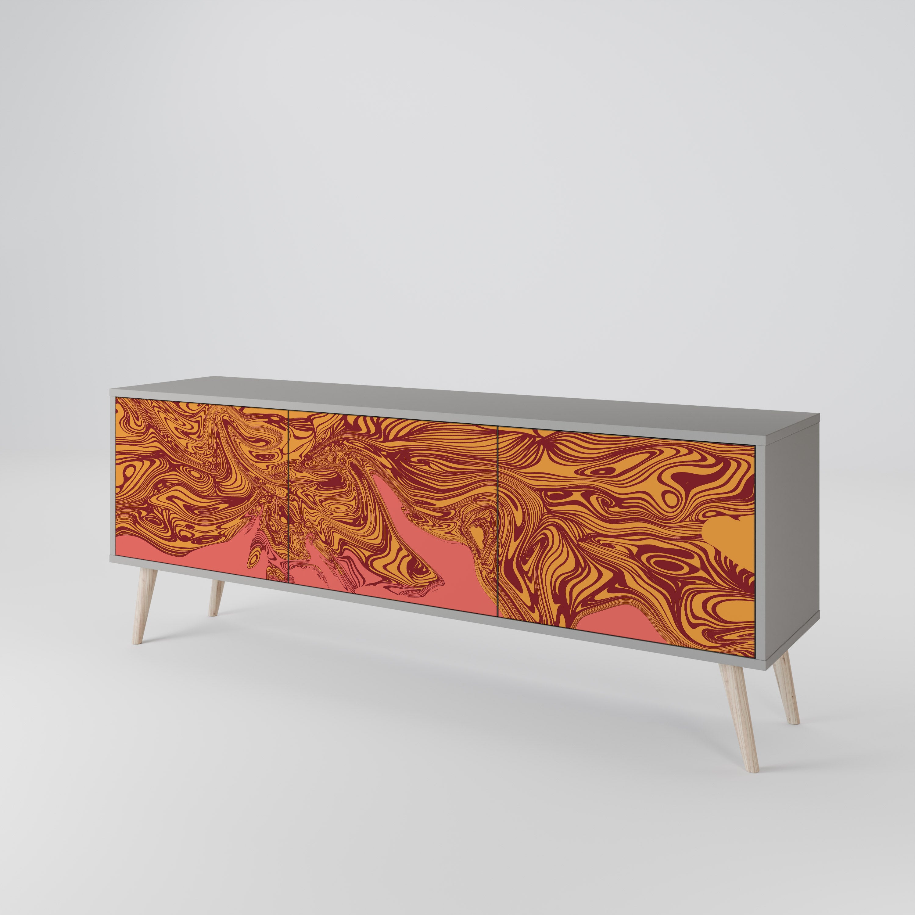 FLOATING THOUGHTS 3-Door TV Cabinet