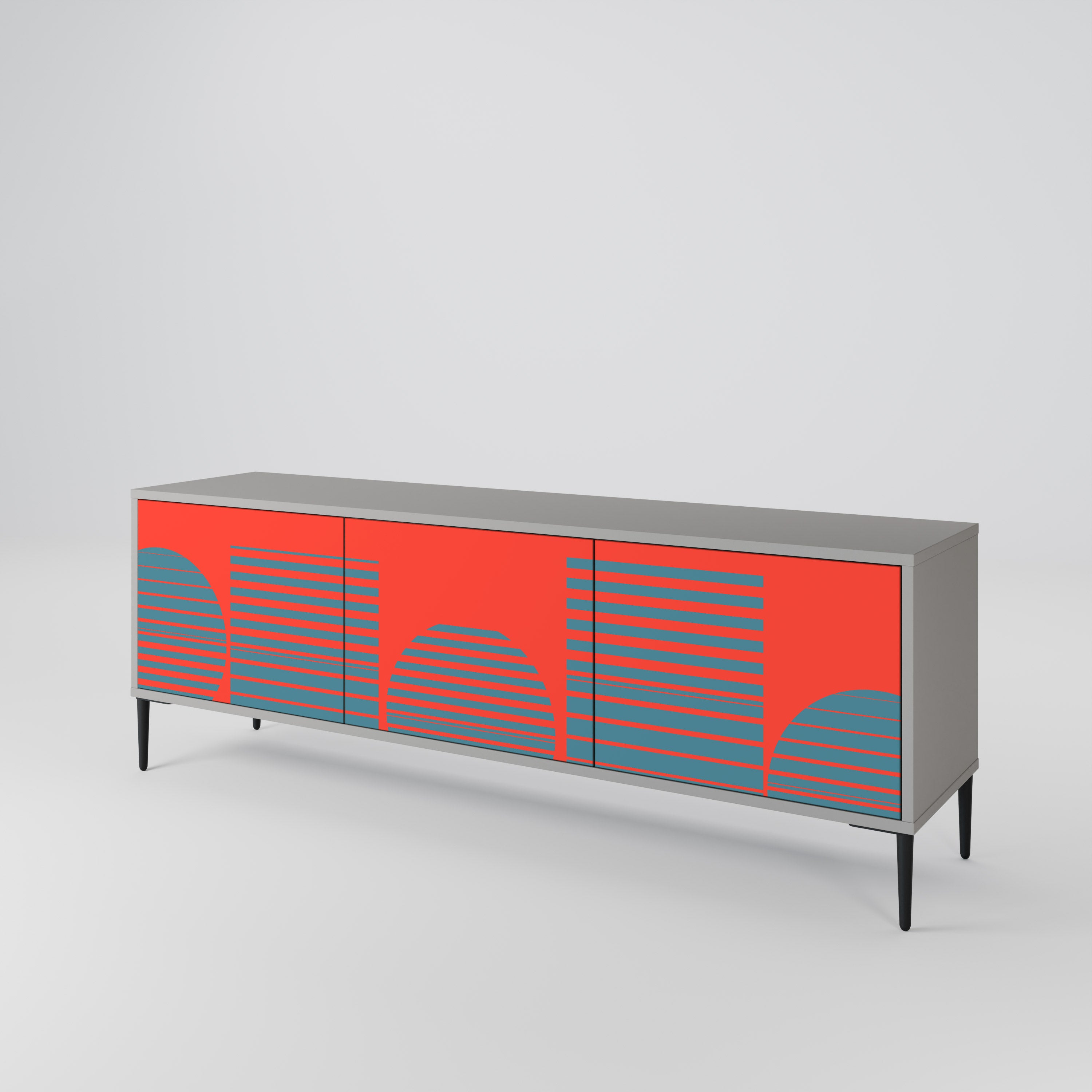 RISING GEOMETRY STARS 3-Door TV Cabinet