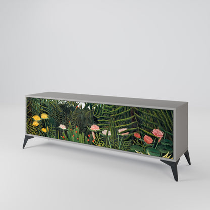 VIRGIN FOREST WITH SUNSET 3-Door TV Cabinet