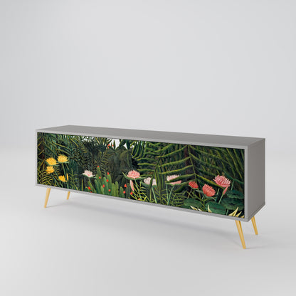 VIRGIN FOREST WITH SUNSET 3-Door TV Cabinet