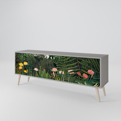 VIRGIN FOREST WITH SUNSET 3-Door TV Cabinet