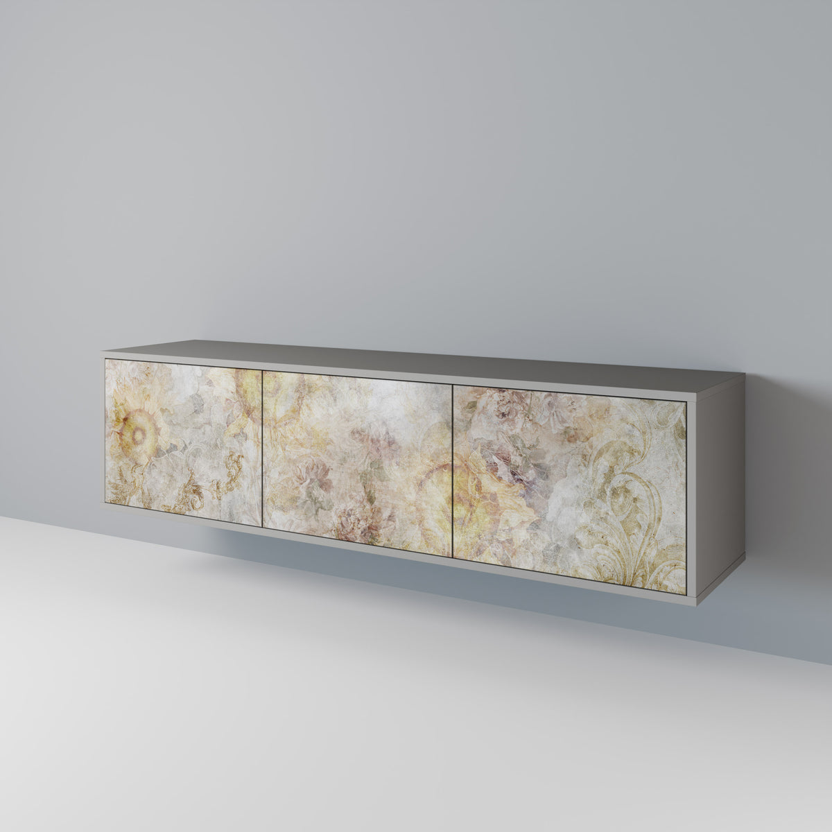 SUNFLOWER BLUR 3-Door TV Cabinet
