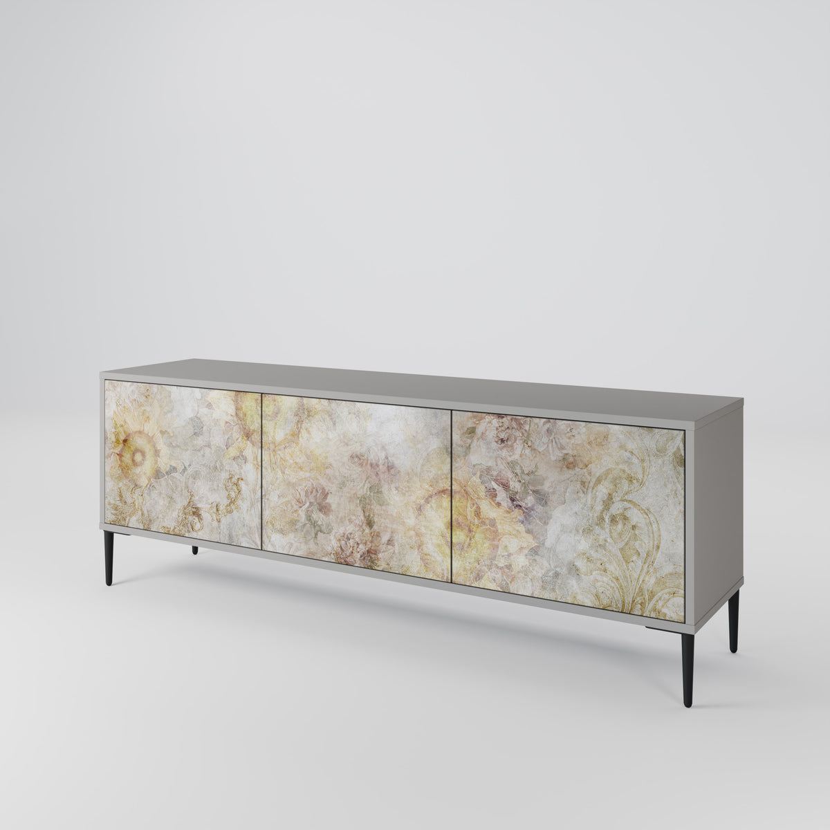 SUNFLOWER BLUR 3-Door TV Cabinet