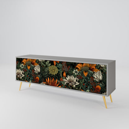 MIDNIGHT SPROUT 3-Door TV Cabinet