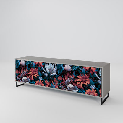 ETHEREAL BLOSSOMS 3-Door TV Cabinet