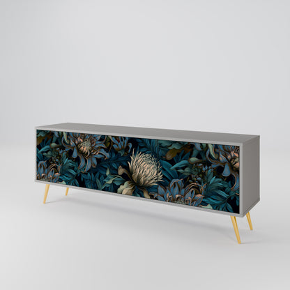 TWILIGHT BLOOM 3-Door TV Cabinet