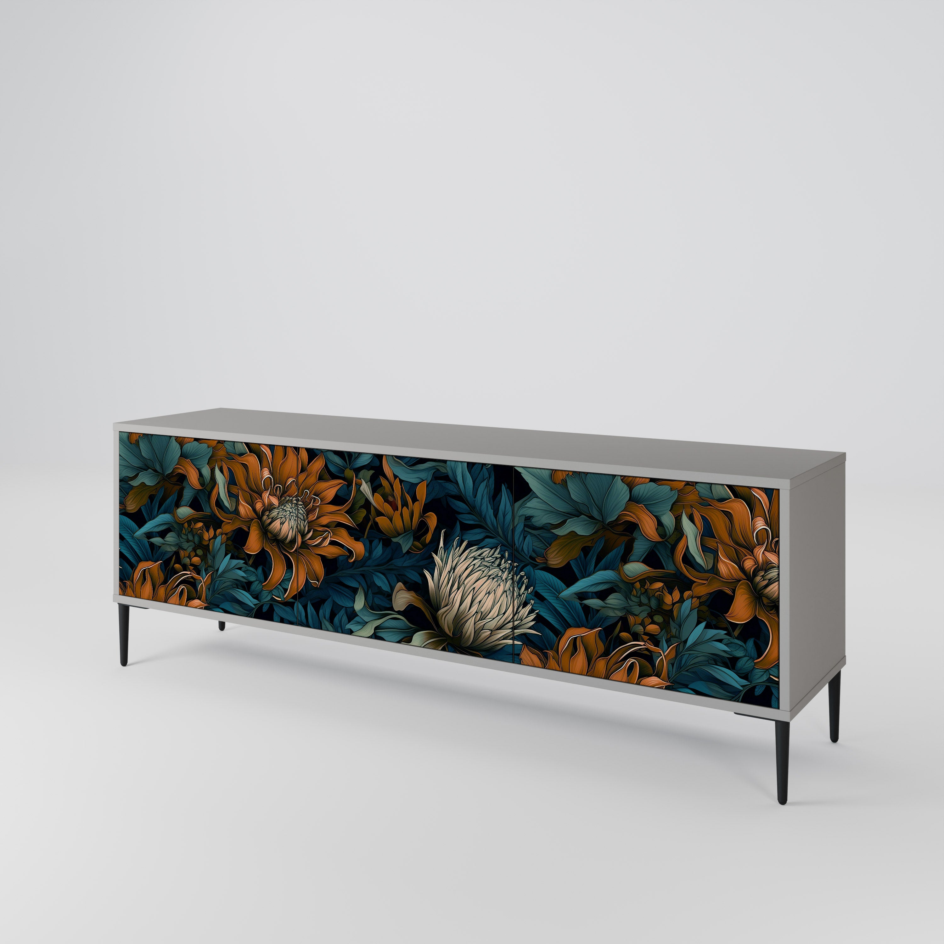 MORNING BLOOM 3-Door TV Cabinet