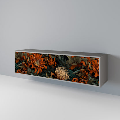 DAWN BLOOM 3-Door TV Cabinet
