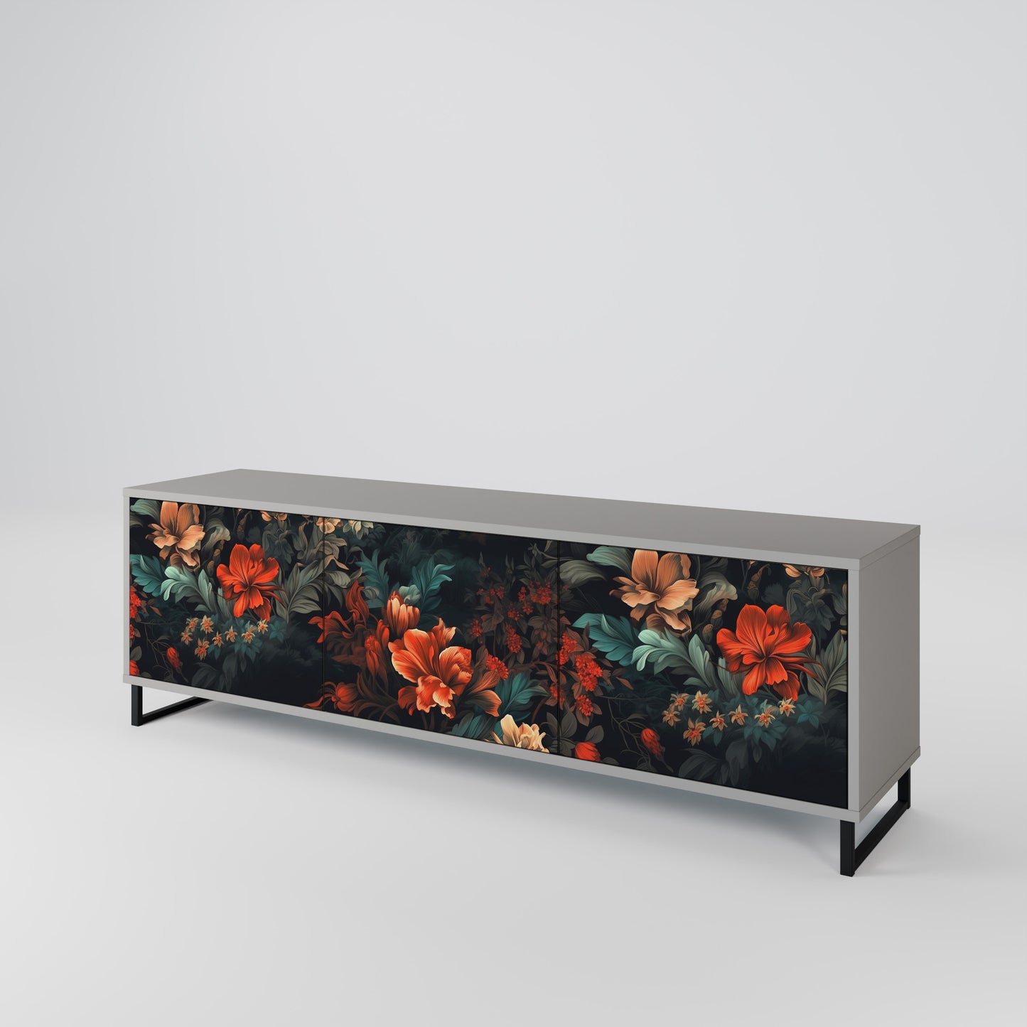 IMAGINARY BLOSSOM 3-Door TV Cabinet