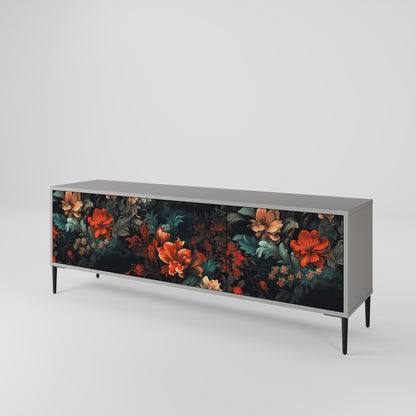 IMAGINARY BLOSSOM 3-Door TV Cabinet