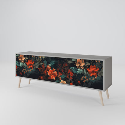 IMAGINARY BLOSSOM 3-Door TV Cabinet