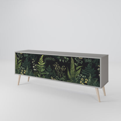 FERN FLOWERS 3-Door TV Cabinet