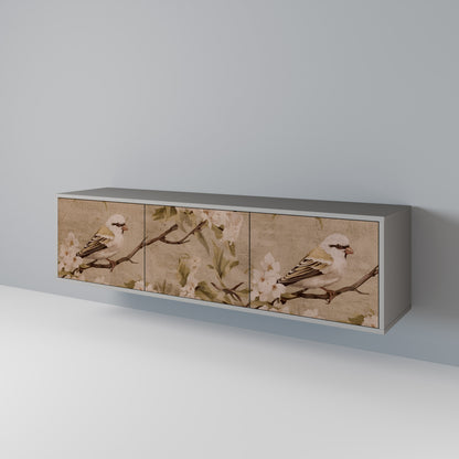 PETAL DISTINGUISH 3-Door TV Cabinet
