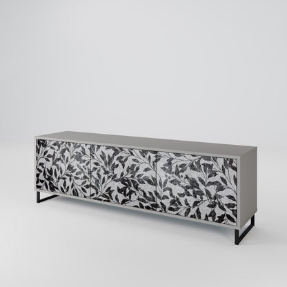CHARCOAL SPROUT 3-Door TV Cabinet