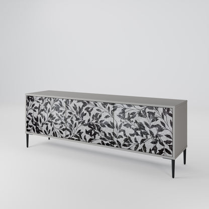 CHARCOAL SPROUT 3-Door TV Cabinet