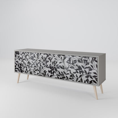 CHARCOAL SPROUT 3-Door TV Cabinet