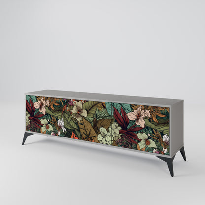 BOTANICAL EMERGENCE 3-Door TV Cabinet