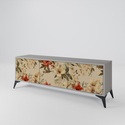 BLOOMING HARMONY 3-Door TV Cabinet