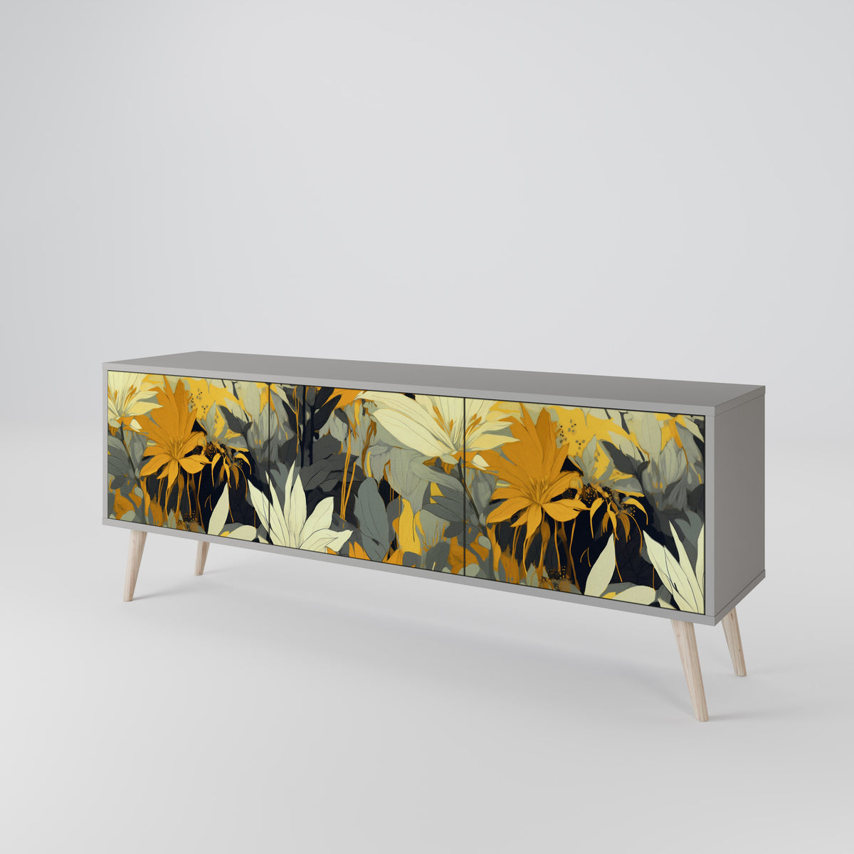 SUNKISSED LILY 3-Door TV Cabinet