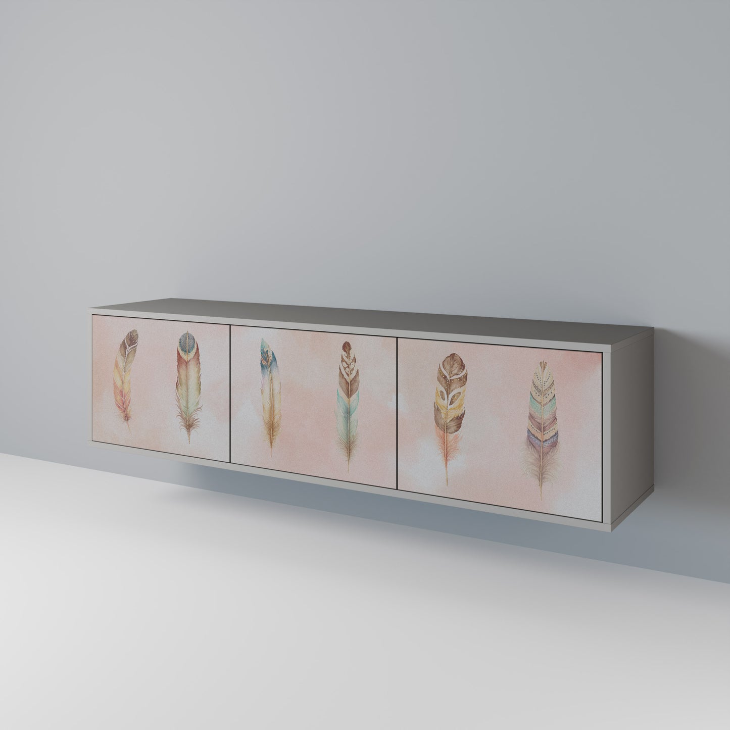 THE DELIQUESCE 3-Door TV Cabinet