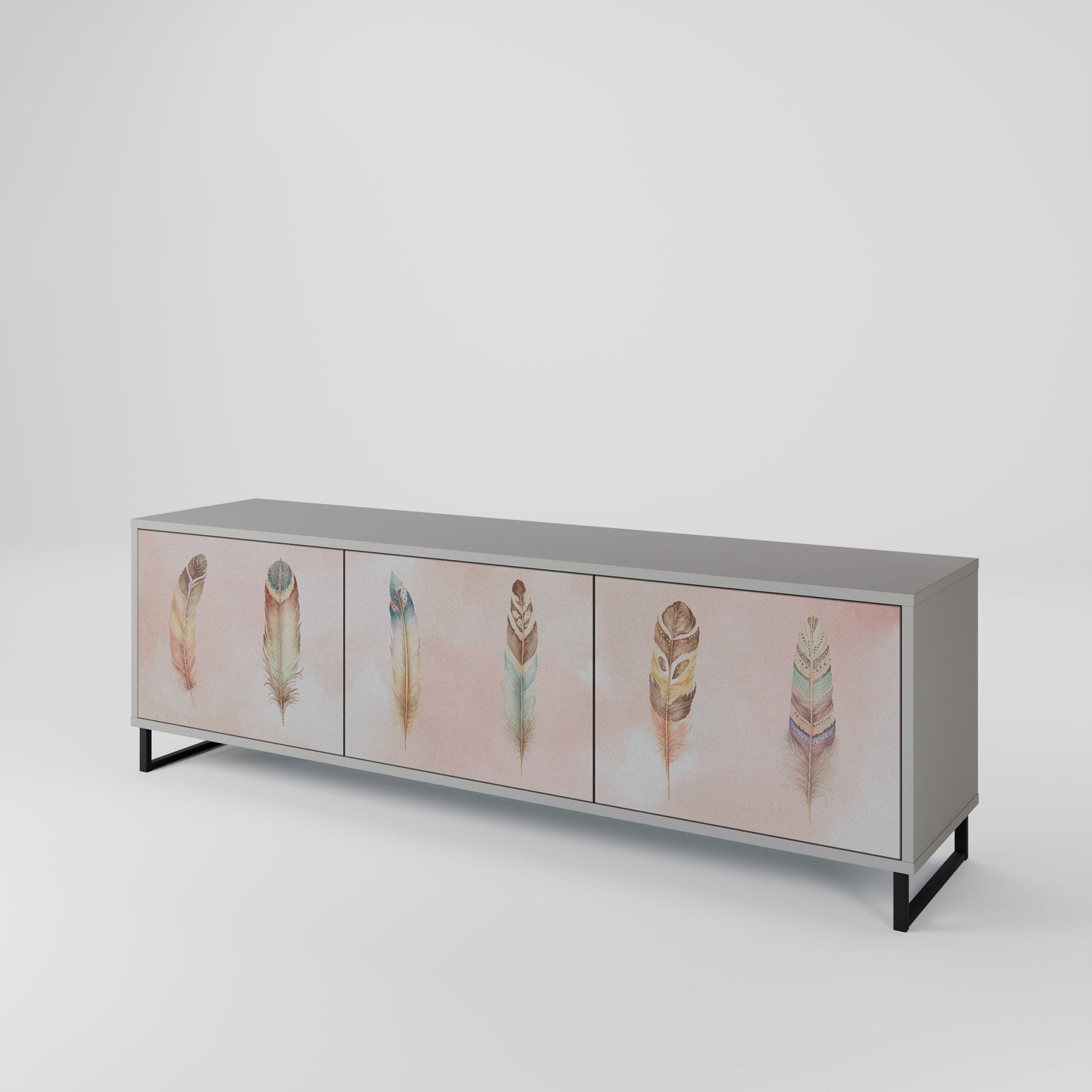 THE DELIQUESCE 3-Door TV Cabinet