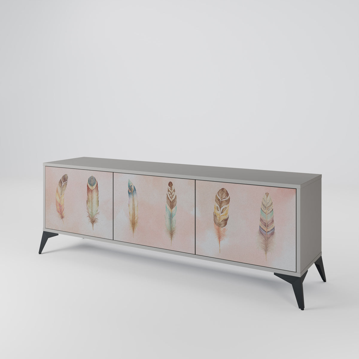 THE DELIQUESCE 3-Door TV Cabinet
