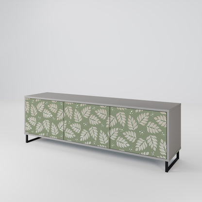 LEAVES ON GREEN 3-Door TV Cabinet