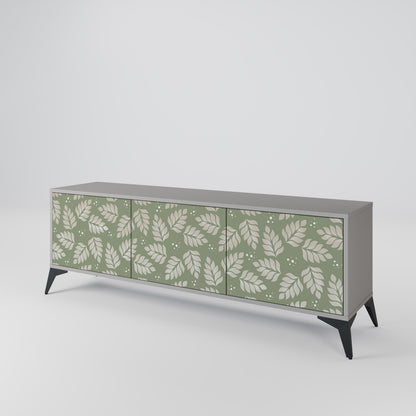 LEAVES ON GREEN 3-Door TV Cabinet