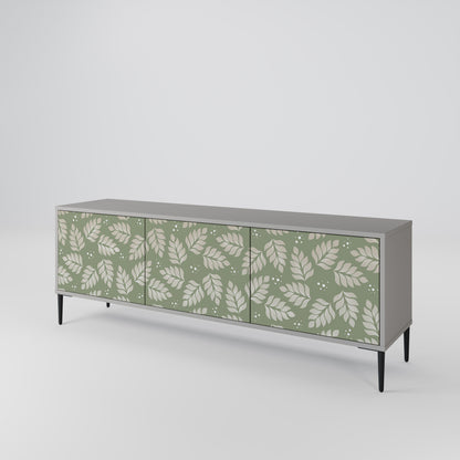LEAVES ON GREEN 3-Door TV Cabinet