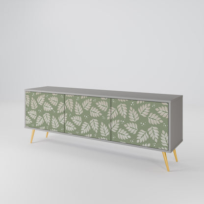 LEAVES ON GREEN 3-Door TV Cabinet