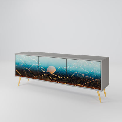 LUNAR SECRETS 3-Door TV Cabinet