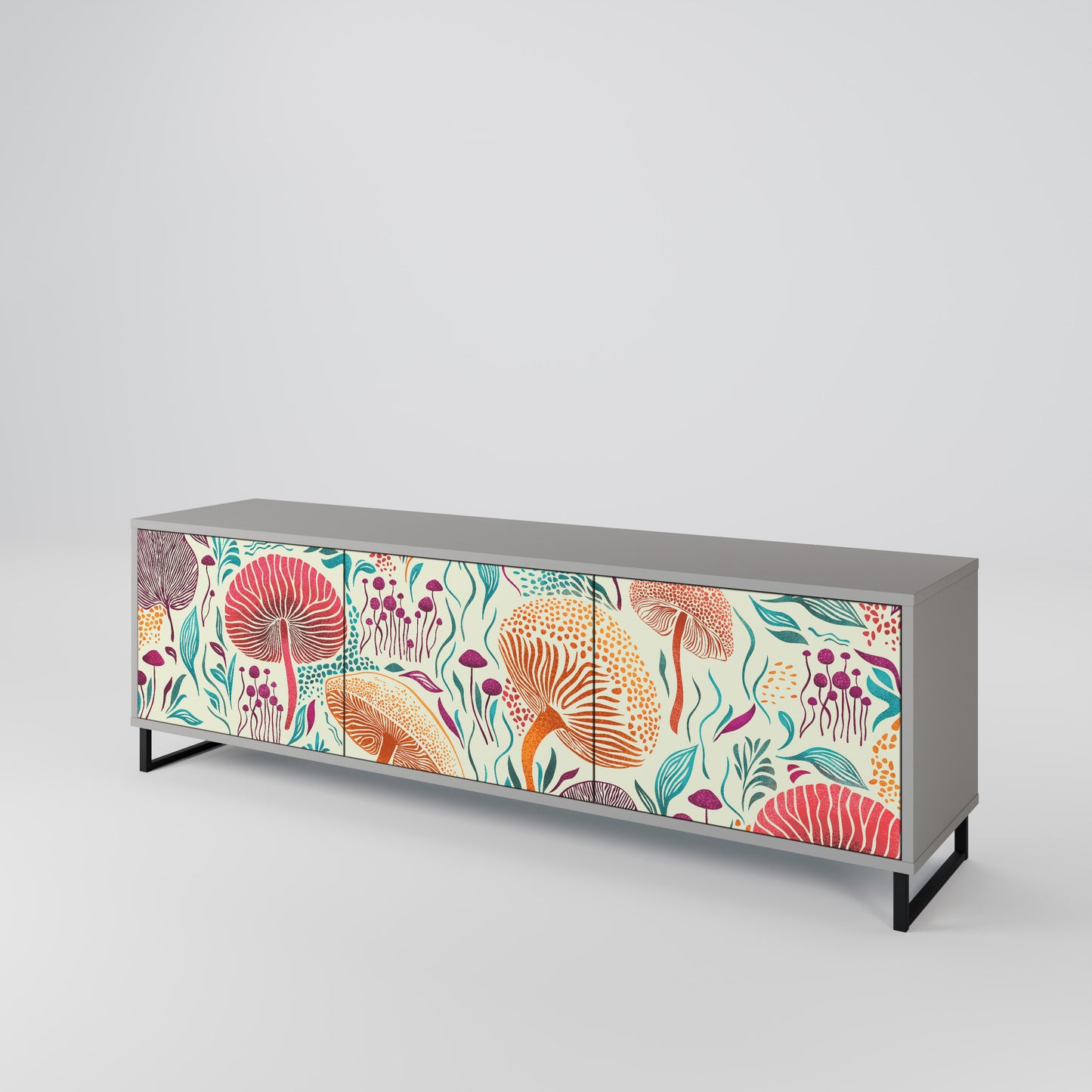 FUNGUS FANTASY 3-Door TV Cabinet