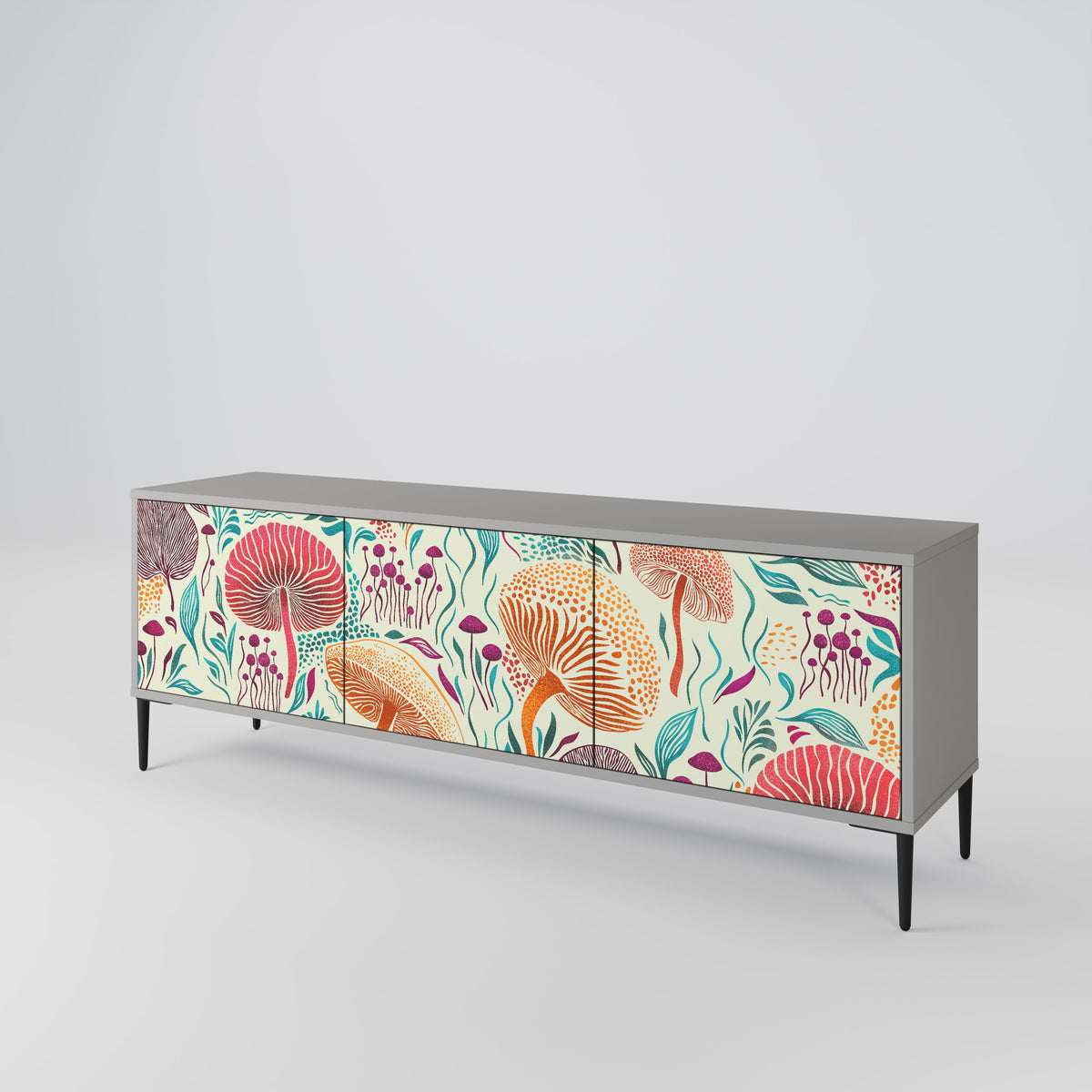 FUNGUS FANTASY 3-Door TV Cabinet