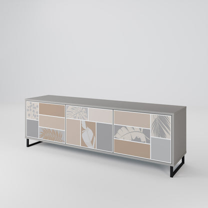 TROPICAL SHAPES 3-Door TV Cabinet