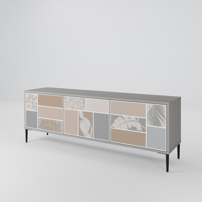 TROPICAL SHAPES 3-Door TV Cabinet