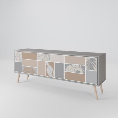 TROPICAL SHAPES 3-Door TV Cabinet