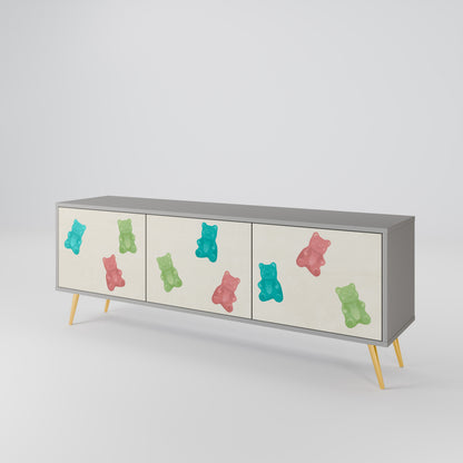 GUMMY BEARS 3-Door TV Cabinet