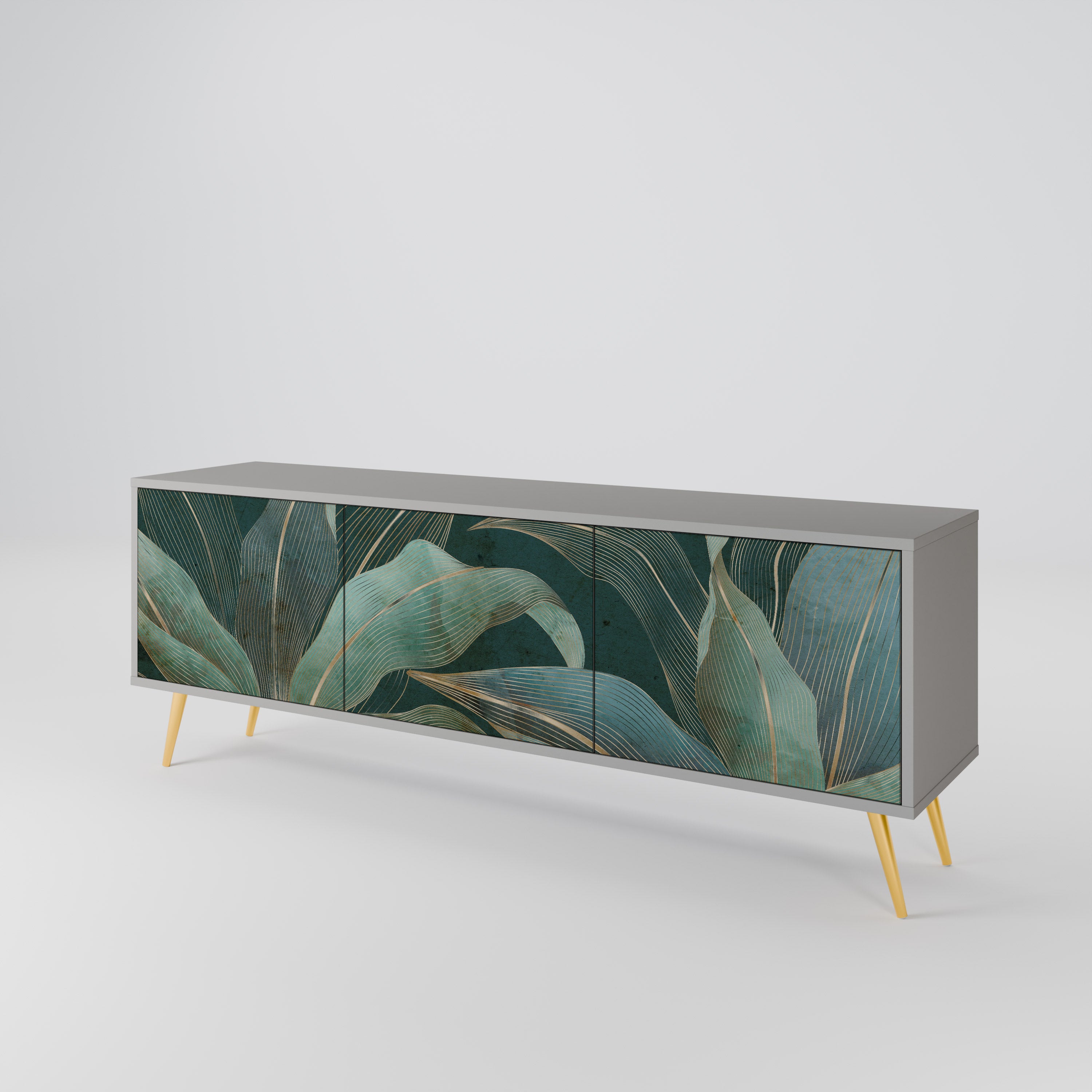 ROYAL GREEN 3-Door TV Cabinet