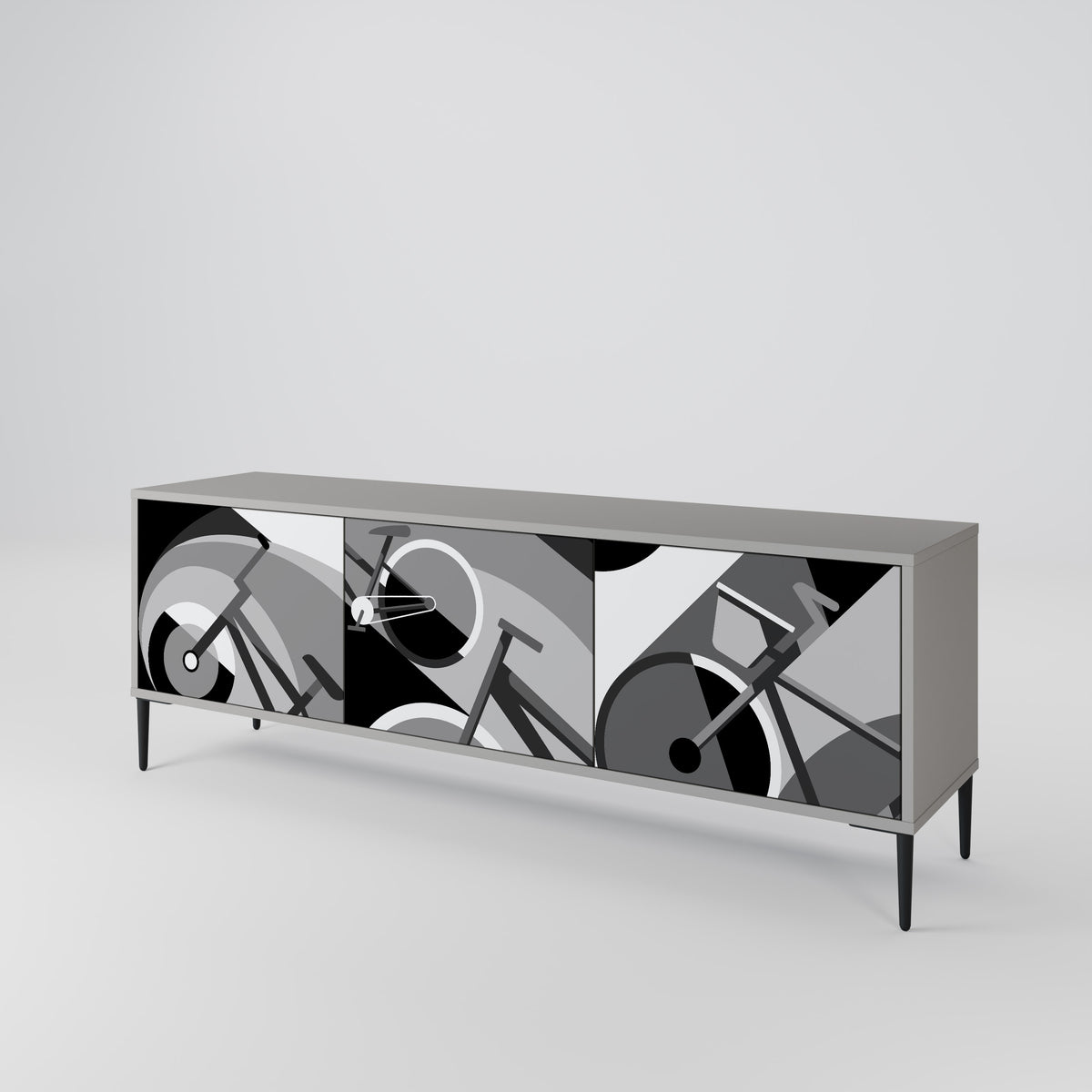 BIKE ENERGY 3-Door TV Cabinet