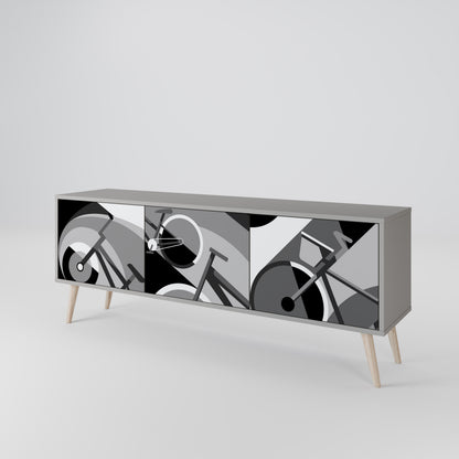 BIKE ENERGY 3-Door TV Cabinet