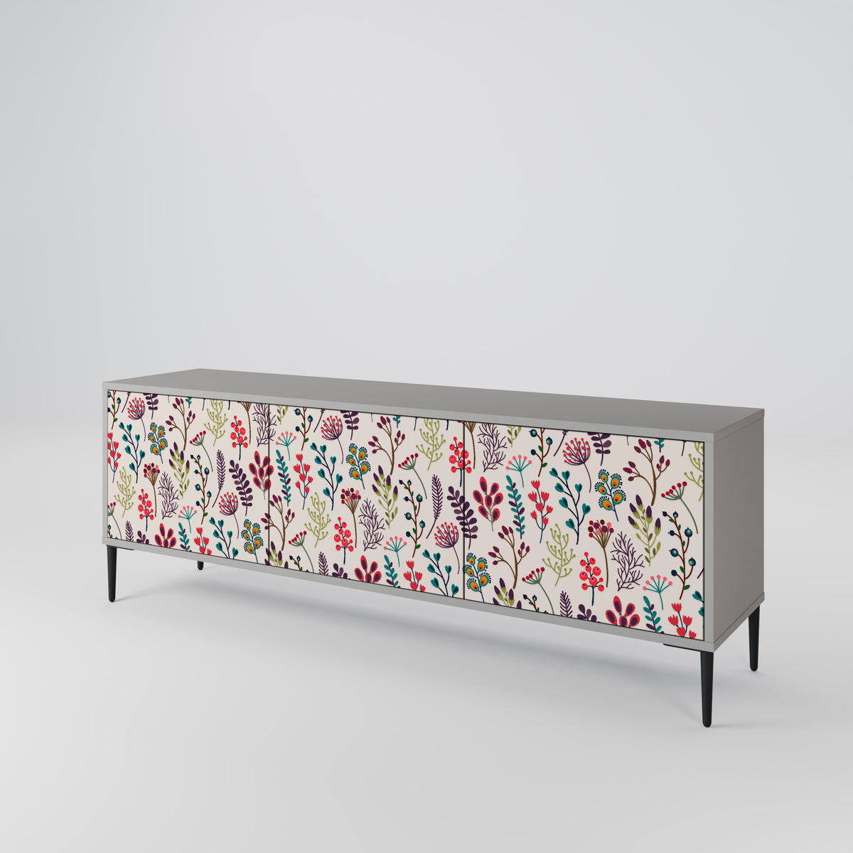 AUTUMN SUNDRIES 3-Door TV Cabinet