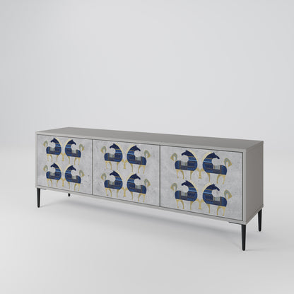 MAJESTIC STEED 3-Door TV Cabinet