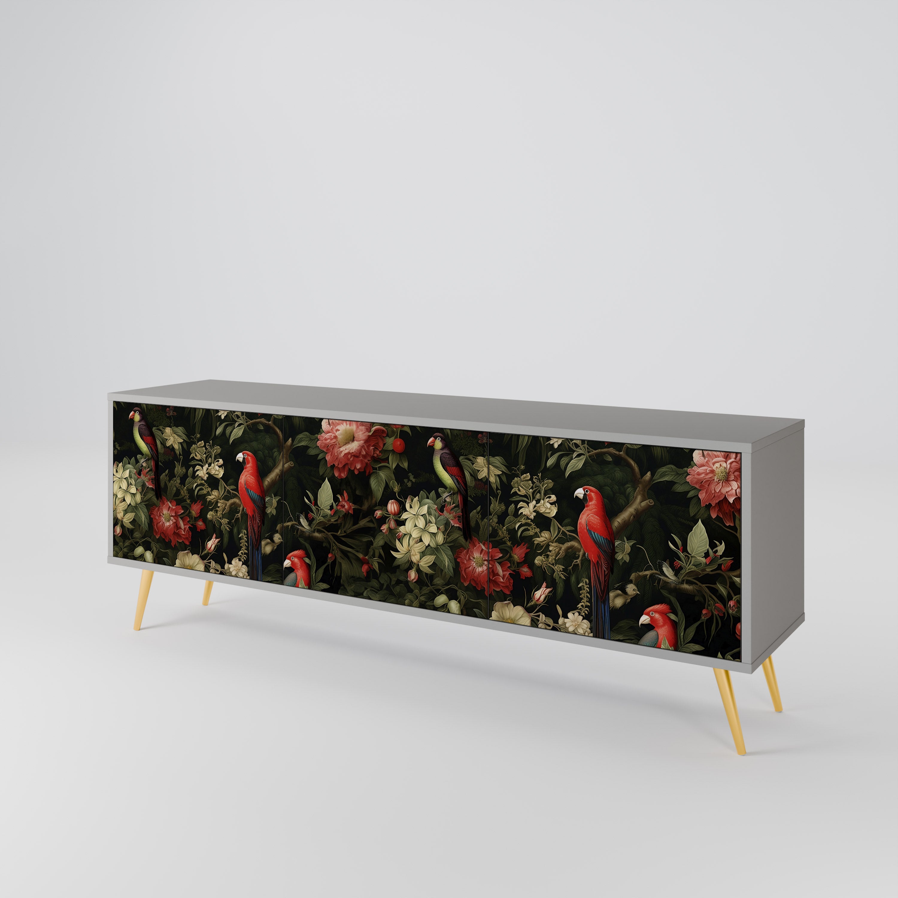 AVIAN GREENERY 3-Door TV Cabinet