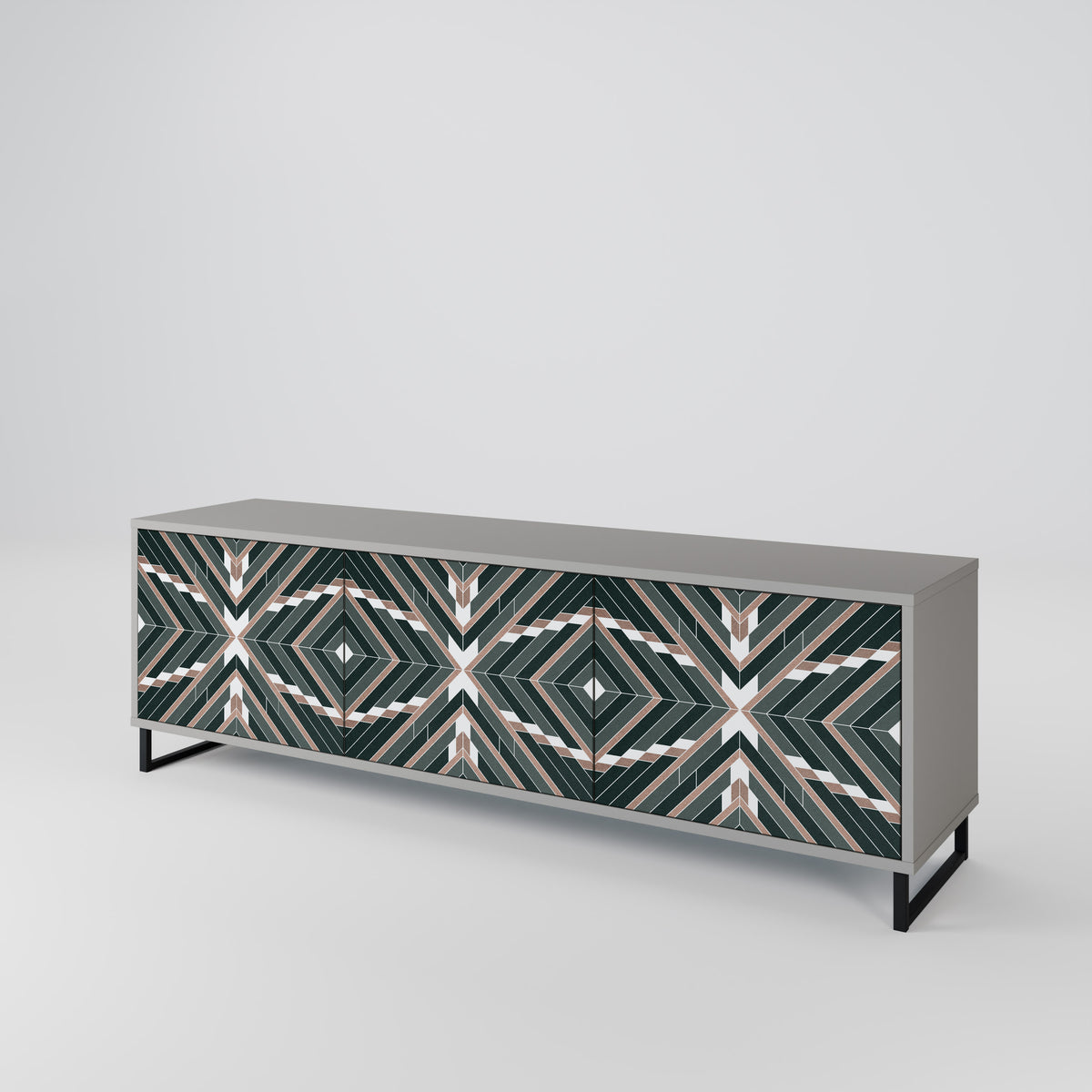 DIMENSION DELIGHTS 3-Door TV Cabinet