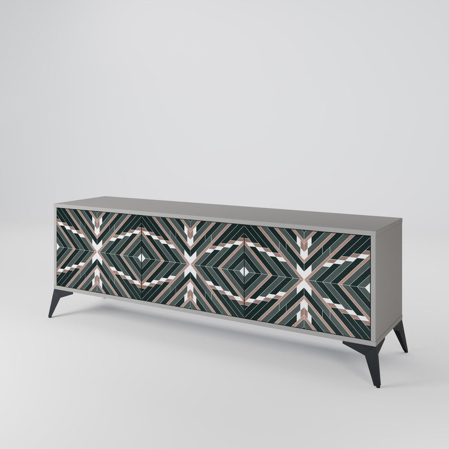 DIMENSION DELIGHTS 3-Door TV Cabinet